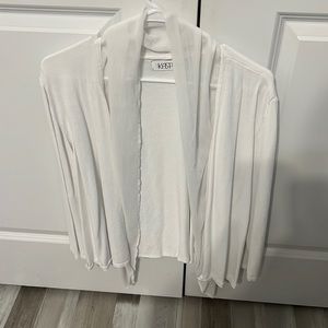 Never worn white work sweater